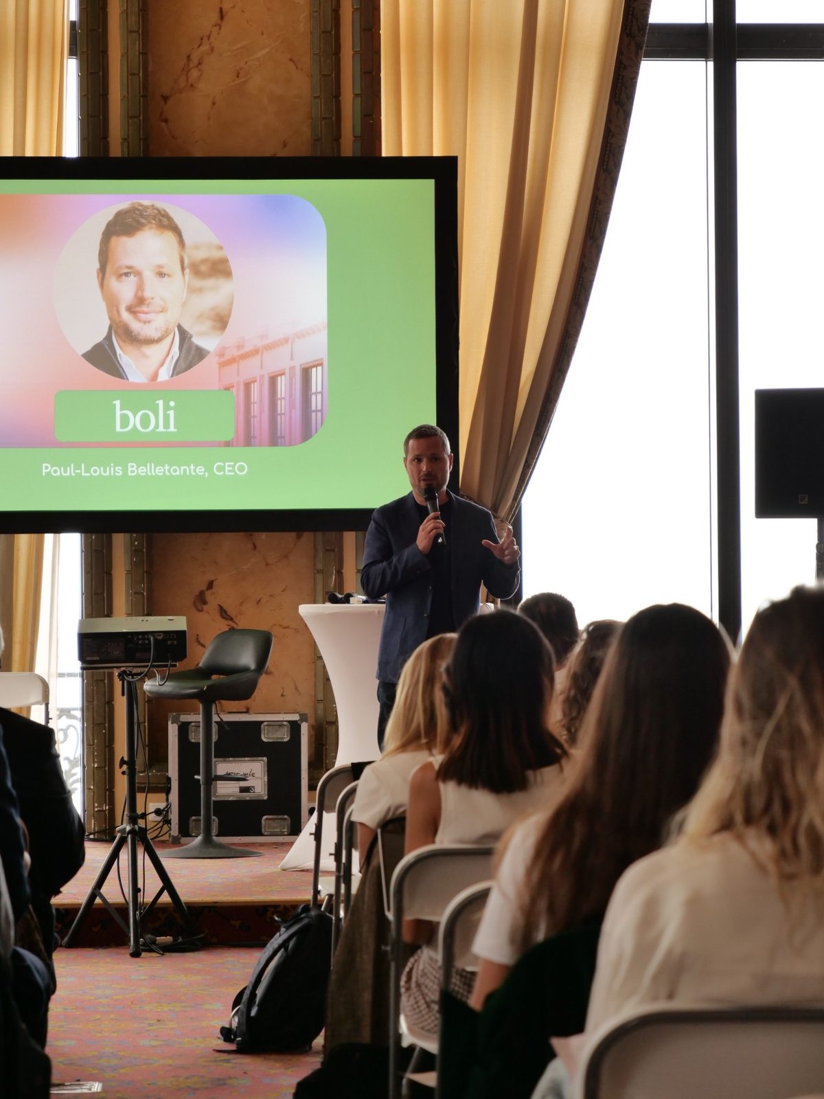 Paul-Louis Belletante, président et cofondateur de Boli Care, présente Boli Care à Invest In Pays Basque 2026 au Casino de Biarritz