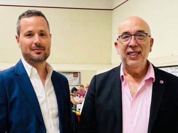 Paul-Louis Belletante, président de Boli Care, et Henri Levréro à Arbonne